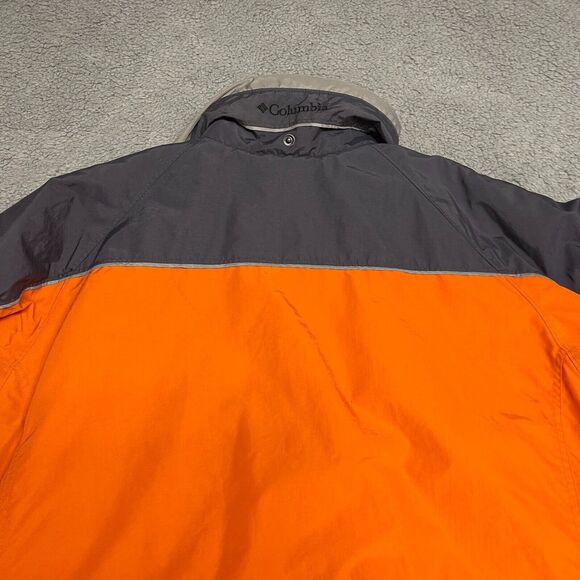 Columbia Jacket Mens XL Orange Full Zip Winter Outdoors - Picture 11 of 12